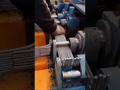 Five axis linkage bending process of steel bars | Good tools and machinery make work easy ✨#shorts thumbnail