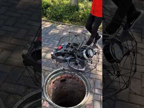 Underground Inspection Drone | #shorts #drone | Good tools and machinery make work easy thumbnail