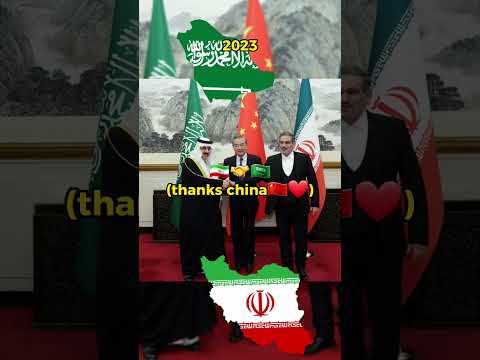 Glad They Made A Peace Deal??????❤️ #saudiarabia #iran #china #country #politics #edit #shorts thumbnail