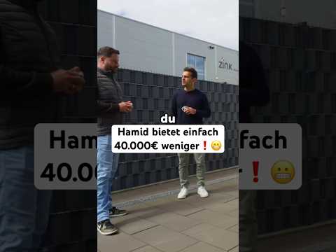 Hamid bietet einfach 40.000€ weniger❗️?#hamidmossadegh #autohandel thumbnail