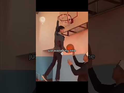 You're literally at the rim 🤣 #basketball thumbnail
