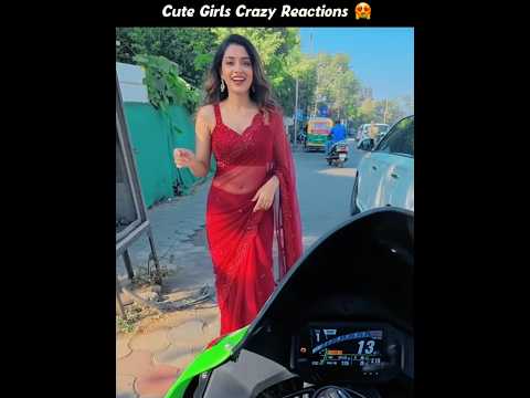 Cute Girl Reactions 🥰 Crazy Reaction 🔥 Superbike Zx10r | Without Helmet Chalan Kato thumbnail