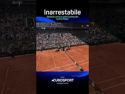 Djokovic conquista il primo set contro Royer 🎾⚡️ thumbnail