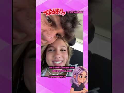 NOCTA E MAYA CIANFLONE ERANO DAVVERO VICINI AL BACIO #tiktok #webboh #perte #greenscreen thumbnail