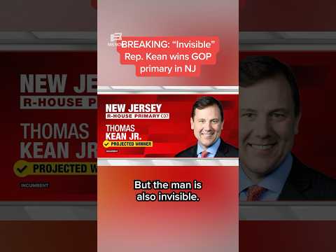 BREAKING: "Invisible" Rep. Kean wins GOP primary in NJ thumbnail