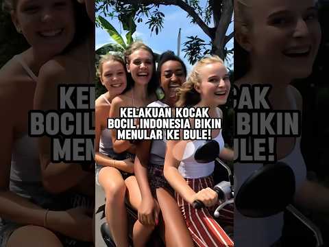 BULE TERTULAR KELAKUAN BOCIL INDO ? #reaksibule #shorts #viralvideo thumbnail