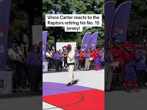Vince Carter Jersey Retired Toronto Raptors #nba #basketballplayer #basketball thumbnail
