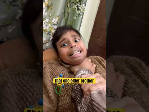That one elder brother #shorts #trending #comedy #brother thumbnail