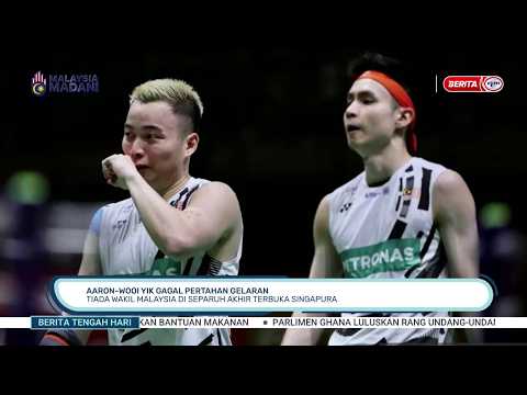 30 MEI 2026 - BTH - AARON-WOOI YIK GAGAL PERTAHAN GELARAN: TIADA WAKIL MALAYSIA DI SEPARUH AKHIR thumbnail