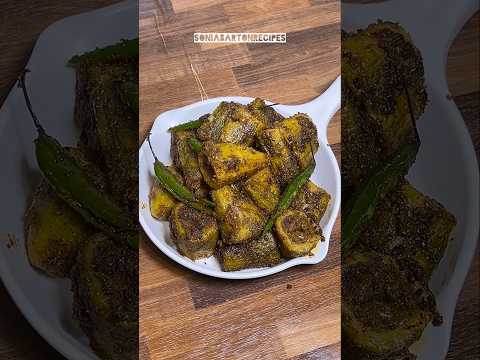 Bharwa karela recipe !! #soniabartonrecipes #karela #bharwakarelarecipe #youtube #food #fyp #shorts thumbnail