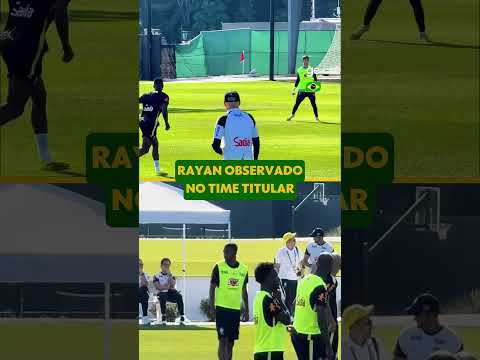 RAYAN É TESTADO NO TIME TITULAR DE ANCELOTTI | #shorts | ge.globo thumbnail