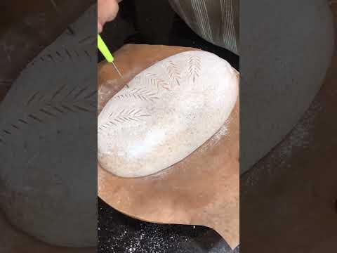 Sourdough Scoring #youtubeshorts #baking #sourdough #breadrecipe thumbnail