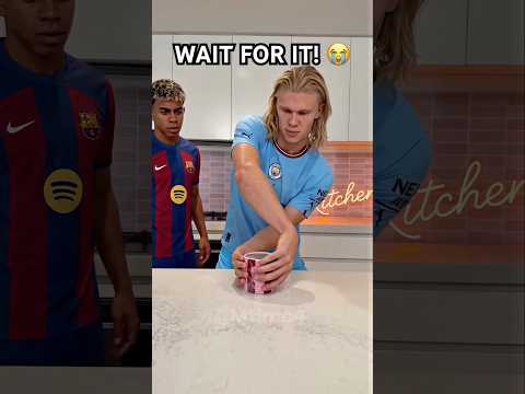 The Chocolate Drink Was a Trap 🍫💀 #football #haaland #parody thumbnail