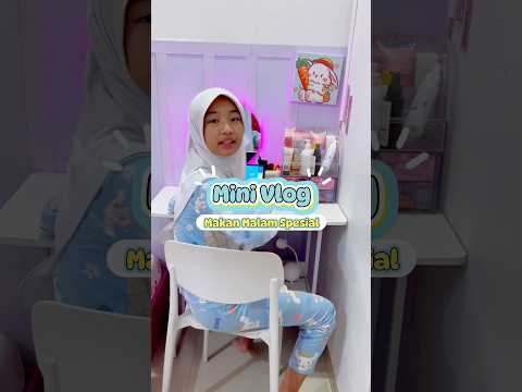 NOURA GAK MAU MAKAN MALAM #vlog #minivlog thumbnail