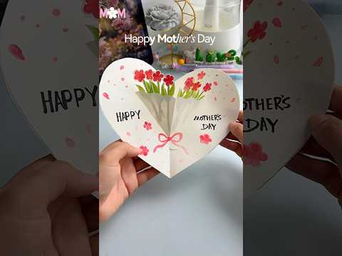 Mother’s Day Card??✨#shorts #art #diy #craft #youtubeshortsfeature thumbnail