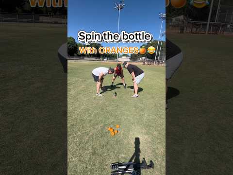 Spin the Bottle, Throw Orange 🍊🏈😂 #sports #game #funny #throw #football @StaffordBros2 thumbnail