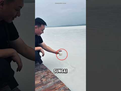 Danau yang terlihat seperti lautan susu!#shorts #facts thumbnail