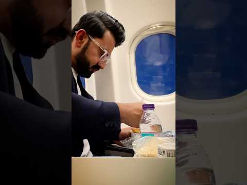 Iftar in Flight Unique Experience From Last Year  Ramadan i was coming from dubai to jeddah #shorts thumbnail