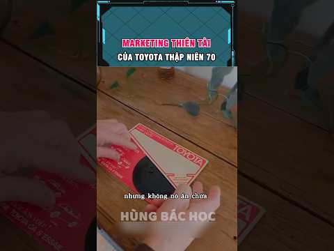 thiệp tờ rơi quảng cáo của toyota không ai muốn vứt thumbnail