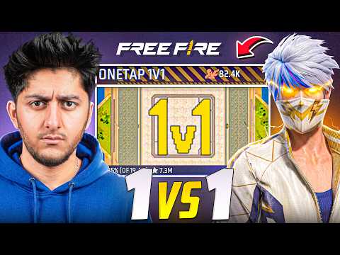 PLAYING 1 VS 1 AGAINST RUDE PLAYER IN FREE FIRE 😡 thumbnail