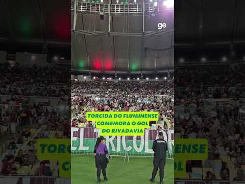 TORCEDORES DO FLUMINENSE COMEMORAM GOL DO RIVADAVIA SOBRE O BOLÍVAR | #shorts | ge.globo thumbnail