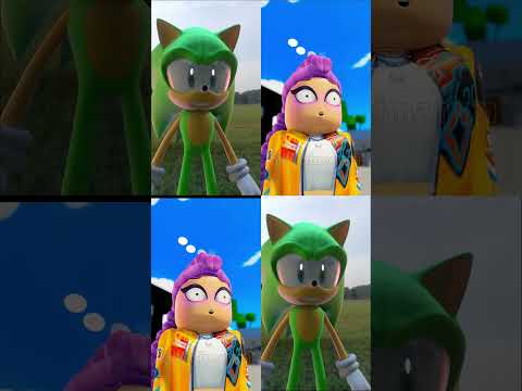 Sonic Jinu Photo Pig Prank vs Original  #sonic #funnyshorts thumbnail