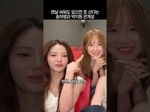 맨날 싸워도 없으면 못 산다는 송하영과 박지원 관계성 thumbnail