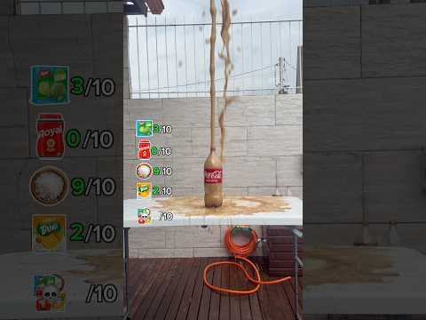 Cuál ingrediente hace explotar más alto la Coca-Cola? 🚀😱 thumbnail