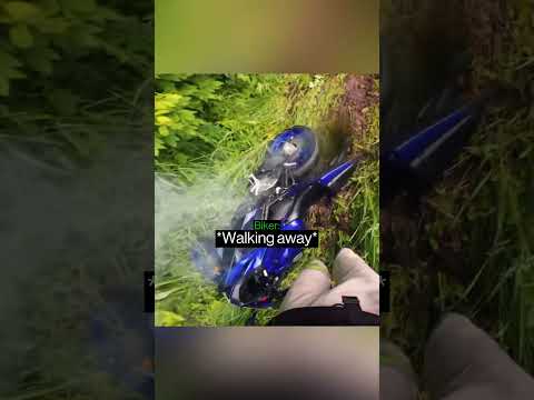 Biker Has The Weirdest Moment After His Mistake… thumbnail