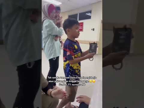 Sedih anak dia terpaksa berjauhan dengan ayah.?? thumbnail