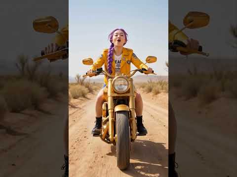 Justice has prevailed! 💪🏼 The motorcycle race between Rumi and Jinu 🏍 thumbnail