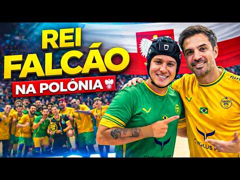 JOGUEI NA SELEÇÃO BRASILEIRA DE FUTSAL COM O FALCÃO! (VLOG NA POLONIA) thumbnail