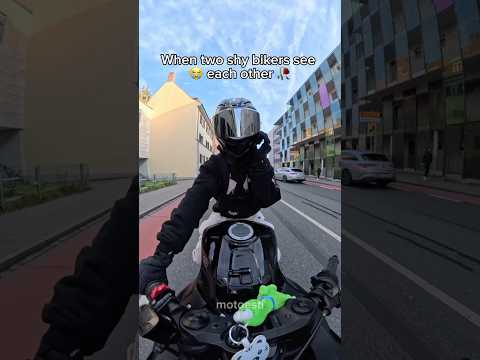 When shy biker interact 🥀😭 #fyp #explore #viral #motorcycle #biker thumbnail