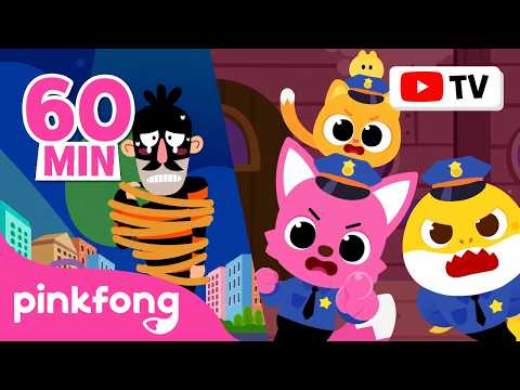 [Best of the Best] Veo! Catch the Thieves | Police Game Compilation | Pinkfong Official thumbnail