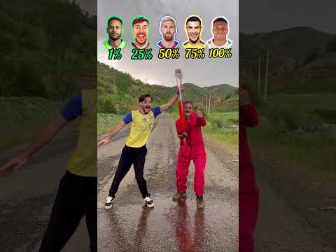 Who Did It Faster?! YouTubers or Footballers?! #football #challenge #youtube #shorts thumbnail