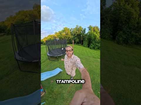 Trampoline antenna!#hobby #hamradio #antenna #hamradiolife #experement thumbnail