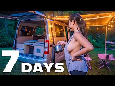 Living in a Camper Van for a Week | ASMR - 4K thumbnail