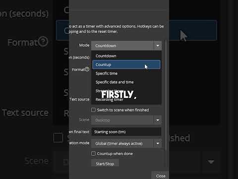 OBS Advanced Timer Setup in 60 Seconds #obsstudio #tutorial thumbnail