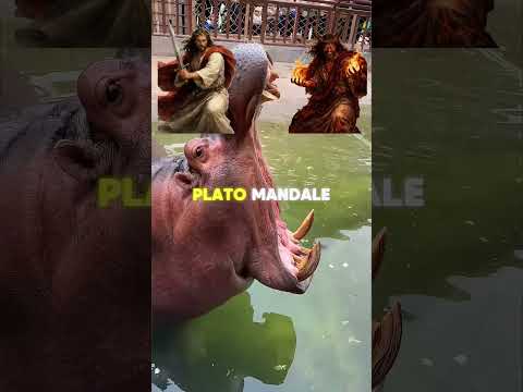 Nadie esperaba lo que hizo antes de darle la sandía 😳🦛🍉 thumbnail