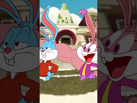 Buster & Babs: ¡Hermanos y mejores amigos!❤️ | Bugs Bunny Builders | #shorts | @WBKidsLatino​ thumbnail