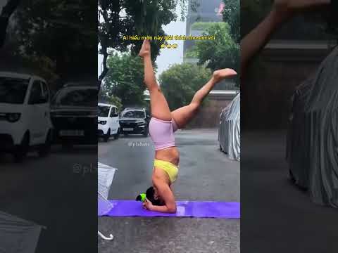 Ai hiểu môn này giải thích cho em với 😅 #yoga #taptheduc #shorts thumbnail