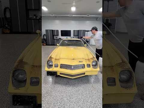 Pressure Washing the FILTHY Hood of a Camaro! thumbnail