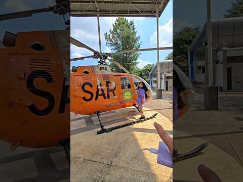 ade tinggalin naik helikopter #trandingshorts thumbnail