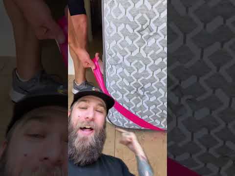 How to move a mattress #jeeplife #offroad #jeepwrangler #4x4 #cars #car #ford #offroading #shorts thumbnail
