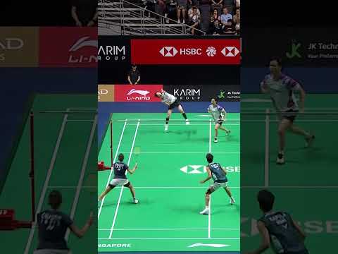 Backhand art in motion #shorts #badminton #BWF thumbnail