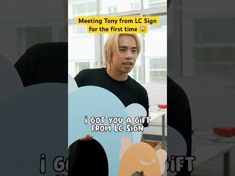 Meeting Tony from LC Sign for the first time 😱 thumbnail