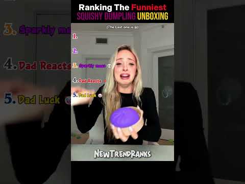 Ranking The Funniest Squishy Dumplings Unboxing Moments 🥟 #shorts #squishydumpling thumbnail