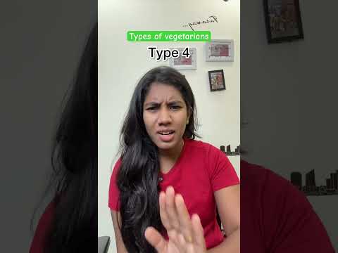 Types of vegetarians 😂 which type are you? 😅share to that type 🙆🏻‍♀️ #shorts thumbnail