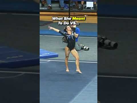 No feeling as scary as getting lost mid air😳 #gymnastis #sports #fail #tumbling thumbnail