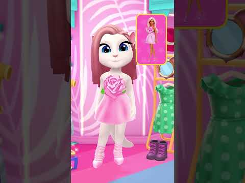 I'm actually obsessed 👗 #MyTalkingAngela2 #Barbie thumbnail